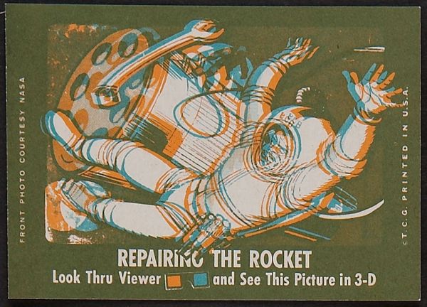 1963 Topps Astronauts 3D Pictures